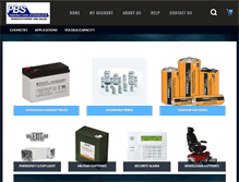Tablet Screenshot of probatteryspecialists.com